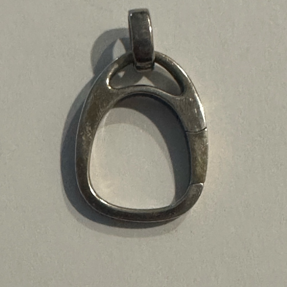 Retired James Avery Sterling Charm Holder